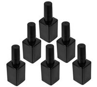 LIFKOME Glass Gel Polish Bottles 6pcs 15ml Small Empty Refillable Nail Polish Bottles Brush for Diy Nail Art and Travel