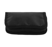 LIFKOME Glucometer Case Organizer Small Storage Bag Portable Black Fabric Zinc Alloy PVC for Home and Outdoor Applications