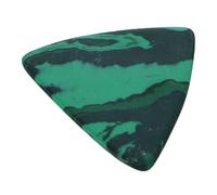 LIFKOME Green Gemstone Guitar Pick Plectrum for Acoustic and Electric Guitars Portable Triangle Ukulele Fingertip Instrument Part Gift for Players