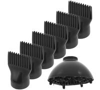 LIFKOME Hair Dryer Comb Nozzle Attachments Set 6 Pieces High Temperature Resistant Universal Diffuser Hair Dryer Accessories for Salon and Home Styling
