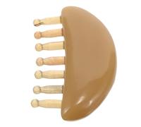LIFKOME Hair Scalp Massage Comb for Women 7-tooth Horn-shaped Scalp Massager Comb with Rounded Tips Portable Hair Care Tool and Relaxation