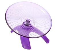 LIFKOME Hamster Wheel and Squirrel Running, Purple Plastic Quiet Exercise Equipment for Small Animals at Home and Pet Shop