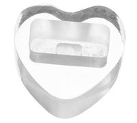 LIFKOME Heart-shaped Acrylic Kazoo Display Stand Portable Lightweight Kazoo Holder for Showcase Table with Smooth Surface Material Easy to Clean