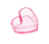 LIFKOME Heart-shaped Glass Nail Dappen Dish Compact Acrylic Nail Cup for Manicure Liquid Storage and Jewelry Holder Easy to Clean Smooth Surface Portable Tool