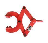 LIFKOME Heavy Duty Steel Pallet Puller Clamp Capacity Red Material Handling Grabber for Warehouse and Industrial Use