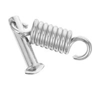 LIFKOME Heavy Duty Swing Hooks Kit with Spring, Carbon Steel, Silver | Outdoor Porch Use, Stable Load Support, Quick Install Adjustment, Portable Design for Hanging Chair