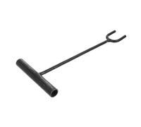 LIFKOME Heavy Duty T Handle Water Valve Key with Long Rod U-Shaped Fork for Rapid Shutoff Multipurpose Utility Tool for Radiator Gas and Main Water Valve Control