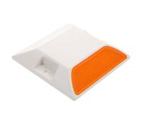 LIFKOME High Visibility Driveway Reflectors Double Sided Plastic Road Studs 3.74 X 3.74 X 0.63 Inch for Parking Lot and Road Safety Installation