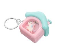 LIFKOME House Unicorn Led Keychain with Light and Music Cute Handbag Pendant for Bags Purses and Car Keys Creative Decorative Accessory for Fans and Collectors