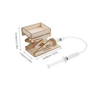 LIFKOME Hydraulic Lab Jack Machine Kit for Adjustable Lifting Platform Stem Science Education DIY Experiment Science Lab Learning Tool for Boys