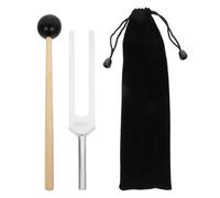 LIFKOME Hz Aluminium Alloy Tuning Fork Set for Chakra Healing and Ear Treatment Silver Vibration Healing Instrument with Creative Design for Meditation and Therapy