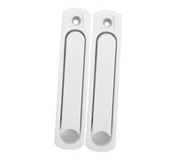 LIFKOME Invisible Window Handles Replacement Zinc Alloy 2pcs Sliding Door Pull Handles with Child-Safe Hidden Design for Glass Doors Screen Window Suitable for Living Rooms and Bedrooms