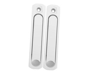 LIFKOME Invisible Window Handles Replacement Zinc Alloy 2pcs Sliding Door Pull Handles with Child-Safe Hidden Design for Glass Doors Screen Window Suitable for Living Rooms and Bedrooms
