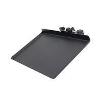 LIFKOME Iron Clamp Microphone Bracket with Tray Holder for Live Broadcast and Sound Card Metal Stand for Stage Office Classroom and Meeting Accessories