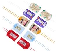 LIFKOME Japanese Style Charm Bag 10 Mixed Styles Amulet Health Amulet Blessing Charm