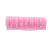 LIFKOME Korean Exfoliating Bath Towel Nylon Jacquard Weave Long Strip Body Scrubber for Shower Back Massage and Dead Skin Removal Pink Washcloth