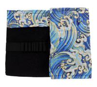 LIFKOME Large Capacity Japanese Style Pen Roll Pouch Cotton Linen Pencil Wrap Portable Roll-up Organizer for Colored Pencils Watercolor Brushes and Gel Pens Lightweight Artistic Stationery