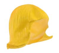 LIFKOME Latex Short Cosplay Wig for Women Vibrant Cartoon Style Hairpiece for Costume Parties Comfortable Fit Hair Wig for Themed Events and Role Play