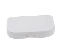 LIFKOME Led Light Eyelash Storage Box with Lash Holder and Tray, Portable White Fake Lash Case with Mirror for Travel and Daily Makeup Organization