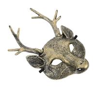 LIFKOME Lifelike Elk Face Mask Cosplay Prop for Halloween and Masquerade Versatile for Adults and Teens Striking Animal Head Cover for Costume Parties and Mardi Gras Celebrations