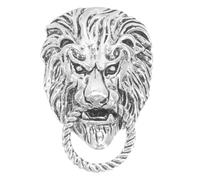 LIFKOME Lion Brooch Pin Antique Silver Animal Badge Corsage Decorative Clothing Accessory for Men’S Jackets and Suits