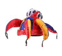 LIFKOME Lively Sequin Clown Hat Football Fan Headwear Festival Sports Cap Cheer Prop for Competitions