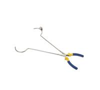 LIFKOME Long Crucible Tong Metal Refining Tool Lightweight Crucible Clamp for Jewelry Melting Smelting Precious Metals Safe Hand Protection
