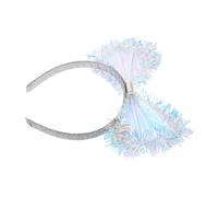 LIFKOME Luminous Bow Hair Accessories for Fun LED Glowing Headpiece for Christmas Year and Birthday Parties