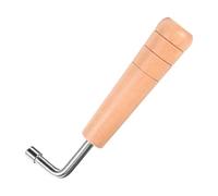 LIFKOME Lyre Harp Tuning Wrench with Wooden Handle Small String Instrument Tuning Key for Precise Melody Adjustment Comfortable Grip Compact Music Instrument Tool
