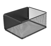 LIFKOME Magnetic Kitchen Storage Basket Black Small Under Shelf Wire Basket for Fridge Side Organizer, Magnetic Spice Rack and Pull Out Shelf Organizer for Kitchen Storage