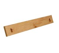 LIFKOME Magnetic Knife Strips Wall-Mounted Cutter Rack Bamboo and Magnet Khaki Strong Force Rust-preventing Kitchen Knife Storage Rack with Screws for Home Kitchen