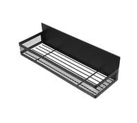 LIFKOME Magnetic Spice Rack for Refrigerator with Space Saving Design, Black Iron Material and Rubber Magnet, Kitchen Supplies Organizer for Office Desk or Fridge Side Storage