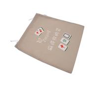 LIFKOME Mahjong Tiles Storage Bag Portable Drawstring Container for Mahjong Game Accessories Capacity Pouch for Easy Organization for Casual and Formal Game