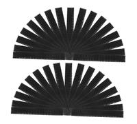 LIFKOME Makeup Brush Protector Covers with Flexible Mesh Black 200pcs Plastic Stretchable Makeup Brushes Nets Protects Bristles and Ensures Sturdy Use for Travel and On-the-go Touch-ups