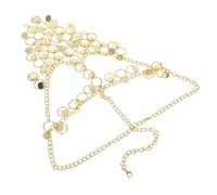 LIFKOME Masquerade Coin Veil Face Chain Mask for Women Lightweight Belly Dancer Headwear Comfortable Fit for Halloween Themed Parties Dance Performances Versatile Accessory with Artisan