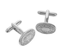 LIFKOME Men S Round Crystal Cufflinks for Groom and Office Attire Copper French Style Shirt Accessories with Sparkling Decor for Formal Wedding and Business Events