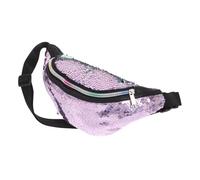 LIFKOME Mermaid Sequin Waist Bag for Women Lightweight Glitter Belt Pack Crossbody Shoulder Purse Sporty Chic Design for Parties Festivals Everyday Use