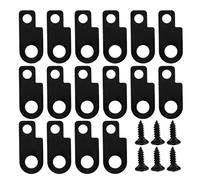 LIFKOME Metal Pedal Mounting Kit and Quick Installation with Stable Mechanism 16 Sets for Electric Guitar Effects Pedals Suitable for Practice and Stage Presence