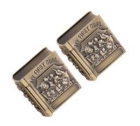 LIFKOME Metal Storage Box for Keepsake Jewelry Organizer Hair Tooth Collection Box