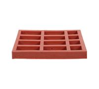 LIFKOME Mini Brick Mold Silicone for DIY Building Blocks Flexible Miniature Brick Wall Mold for Clay Plaster Fondant and Architectural Model Making
