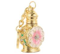 LIFKOME Mini Glass Perfume Sample Bottle for Travel Essential Oil Storage Container Compact Refillable Fragrance Bottle with Zinc Alloy Cap for Portable Use and Giving