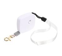 LIFKOME Mini Retractable Dog Leash for Pets with Well-Controlling Feature in White Color, Perfect for Outdoor Open Air and Training Scenarios
