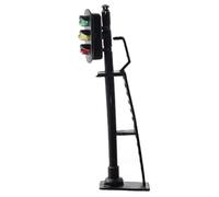 LIFKOME Mini Signal Light Model for Railway Scenes Green-yellow-red Traffic Lamp Decor DIY Sand Table Accessory Safe Material for Gauge Model Train Layouts
