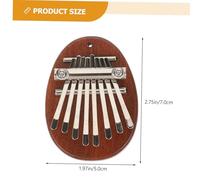 LIFKOME Mini Thumb Piano Keys Wooden Kalimba Portable Finger Piano with Rope Play Musical Instrument for Beginners and gift for for for for for for Lightweight and Compact for Sharing Fun