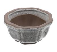 LIFKOME Miniature Ceramic Planter Pot, for Succulent Plants with Bottom Drainage Hole Decorative Tiny Flower Pot Compact Succulent Plant Container for Indoor and Garden Use