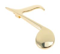 LIFKOME Minimalist Music Note Brooch Pin for Men and Women Plated Music Symbol Badge Durable Safety Pin Accessory for Jackets Scarves Bags Hats and Outfits