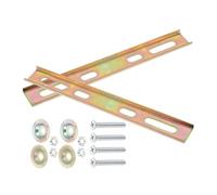 LIFKOME Motorcycle Rear Luggage Rack Holder Set with Thickened Iron Base Plate, Tail Box Board Mounting Bracket Kit with Screws for Scooter and Electric Bike Storage