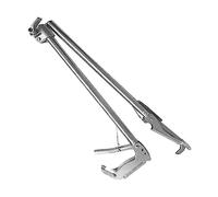 LIFKOME Multi-Function Non-Slip Stainless Steel Tong Clamp for Crab Lobster Loach Cooking BBQ Seafood Tool Locking Clip Extended Grip for Outdoor Camping