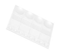 LIFKOME Multi Functional Plastic Paint Palette Convenient Watercolor Mixer Tray for Artists Durable and Easy to Clean for Art Painting and Pigment Mixing Smooth Surface Design