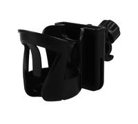 LIFKOME Music Stand Cup Holder with Phone Slot Universal Black Microphone Stand Water Bottle Cage Compatible Accessory for Guitar Violin Keyboard Random Style